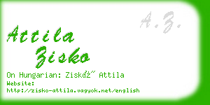attila zisko business card